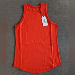 Universal Standard 4XS High Neck Tank Top Orange NWT